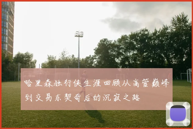哈里森独行侠生涯回顾从高管巅峰到交易东契奇后的沉寂之路